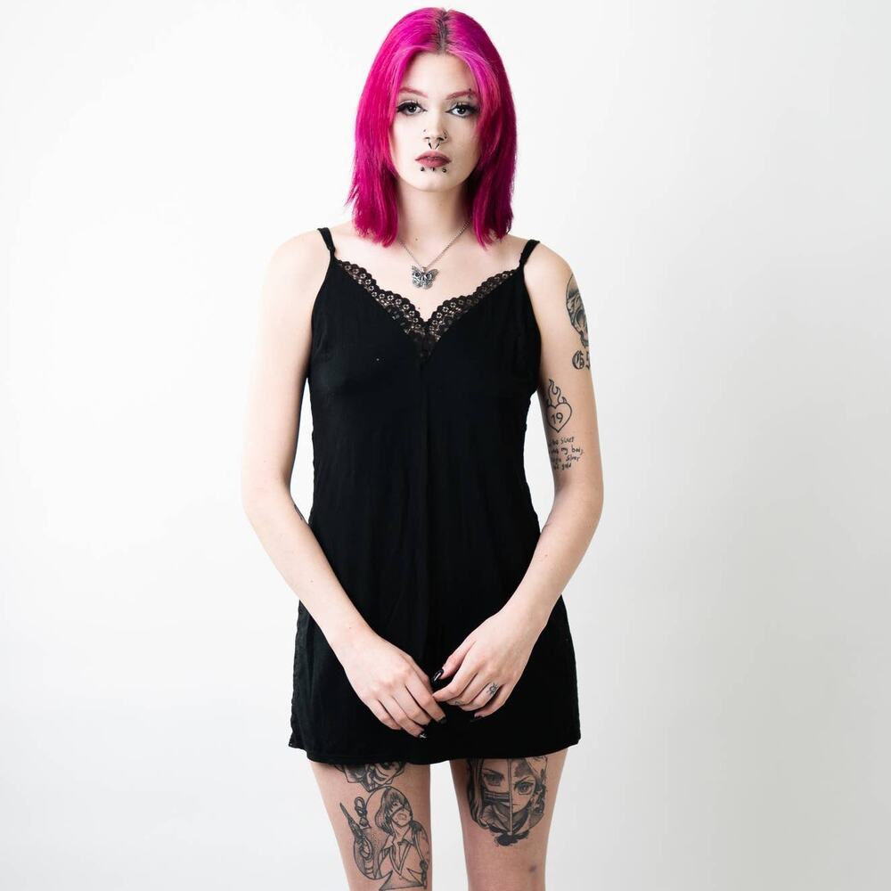 Victoria’s Secret Silky Cotton Babydoll Night Dress Lingerie Slip - S - Picture 2 of 8